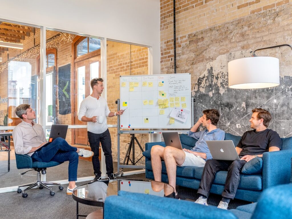 teamwork brainstorming session